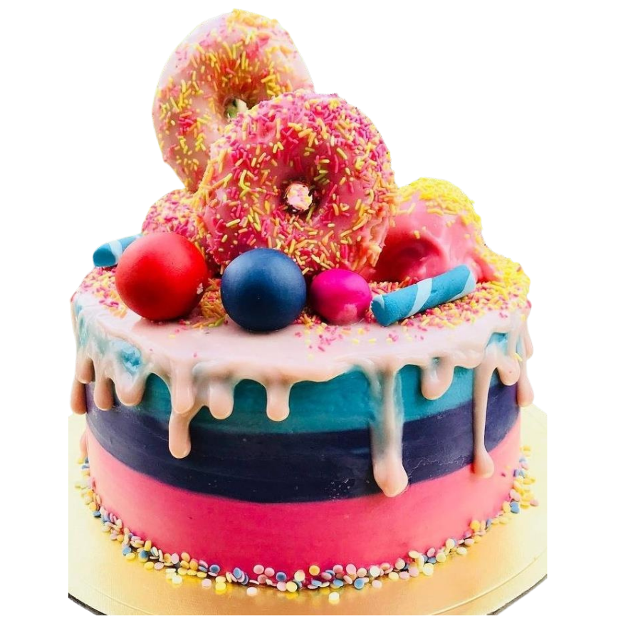 Donut Theme Party Cake online delivery in Noida, Delhi, NCR,
                    Gurgaon